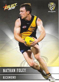 2012 Select AFL Champions #168 Nathan Foley Front